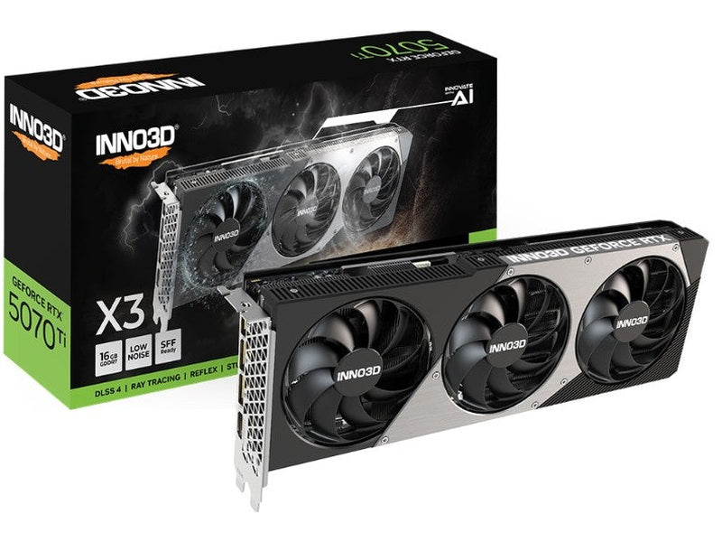 INNO3D GeForce RTX 5070 TI X3 16GB GDDR7 Graphic Card