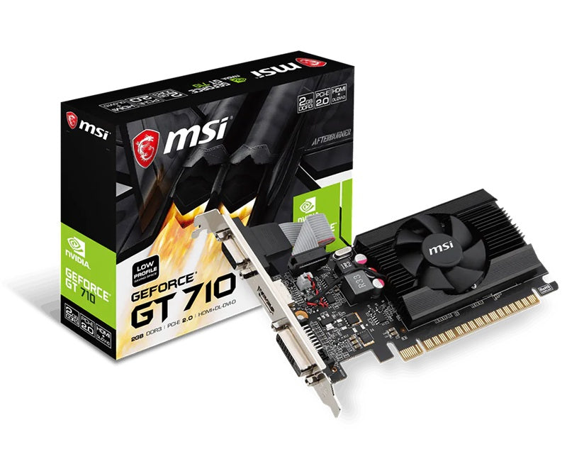 MSI Geforce GT 710 2GB LP DDR3 VGA Graphic Card