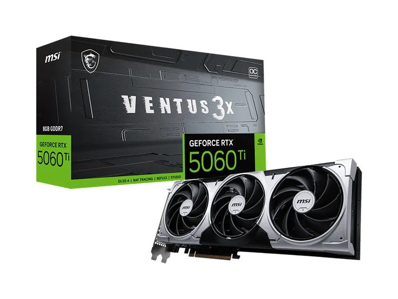 MSI GeForce RTX™ 5060 Ti 8G VENTUS 3X OC GDDR7 Graphic Card