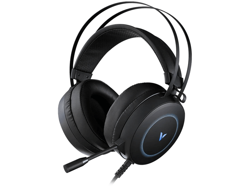 RAPOO VH160 Headset 7.1 Surround Sound Stereo Headphone USB Microphone Breathing RGB LED Lightweight, PC Gaming