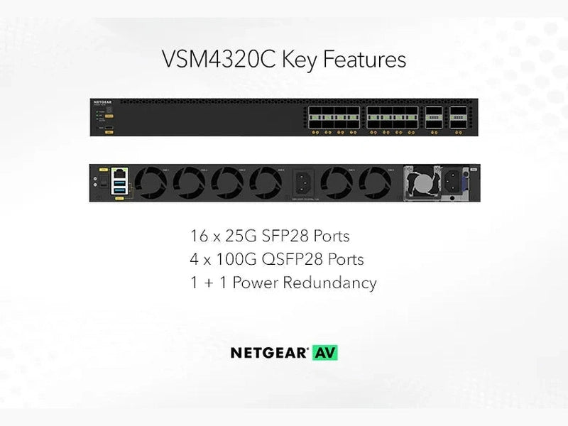Netgear M4350-16V4C 20-port Stackable Layer 3 Fully Managed Switch