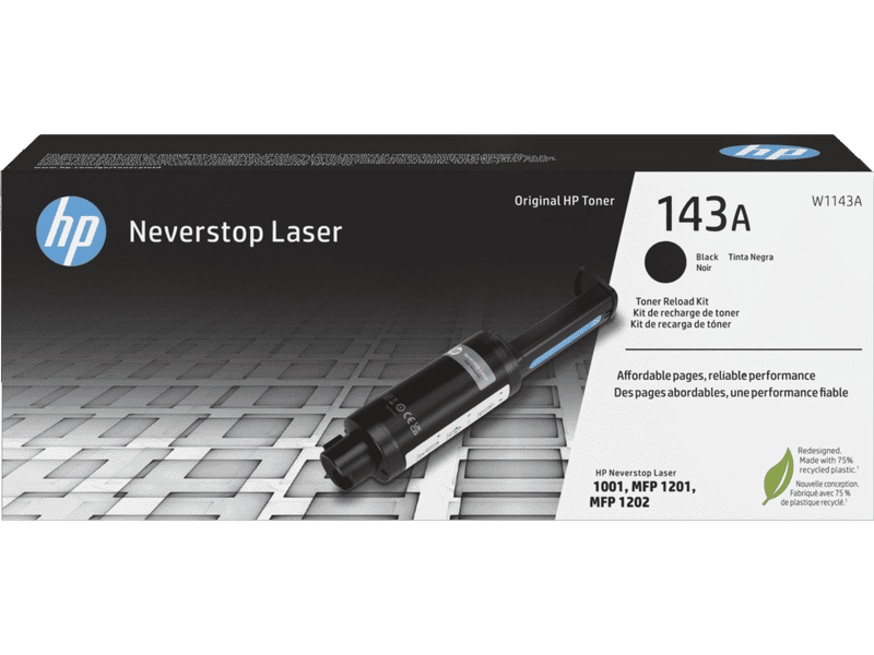 HP 143A Black Original Neverstop Toner Reload Kit