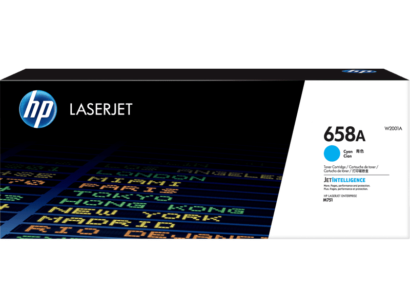 HP 658A Cyan LaserJet Toner Cartridge M751 Compatible