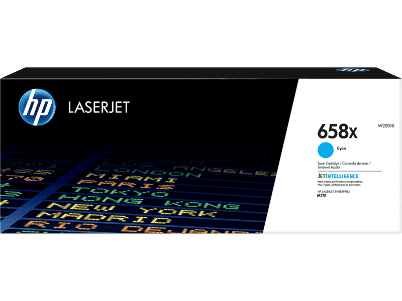 HP 658X Cyan LaserJet Toner Cartridge High Yield M751 Compatible