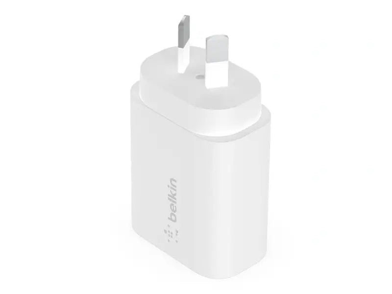 Belkin 1 Port Wall Charger With PPS 25W USB-C 1 USB-C Cable White