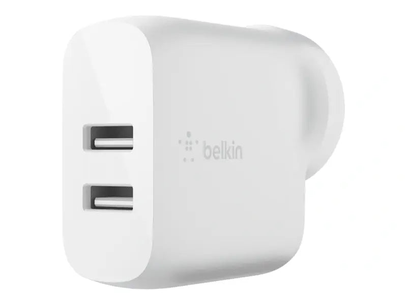 Belkin BoostCharge Dual Wall Charger 24W + USB-A To USB-C Cable