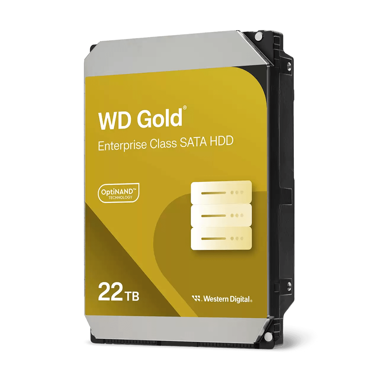 WD Gold 22TB 3.5" Enterprise Class SATA 6 Gb/s HDD 7200 RPM Cache Size 512MB 5-Year Limited Warranty
