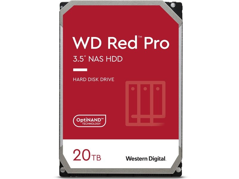 WD 20TB Red PRO 3.5" 7200RPM SATA3 NAS Hard Drive