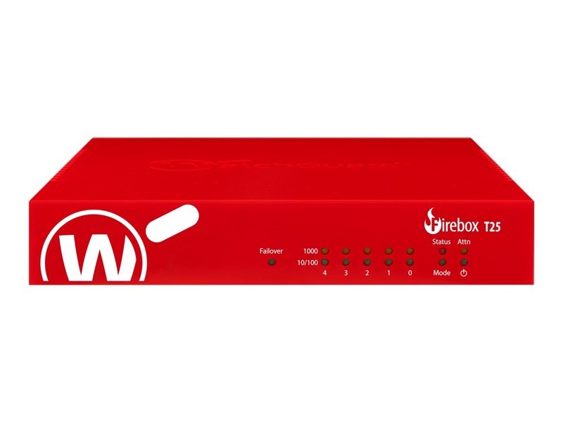 WatchGuard FireBox T25 With 3-YR Basic Security Suite