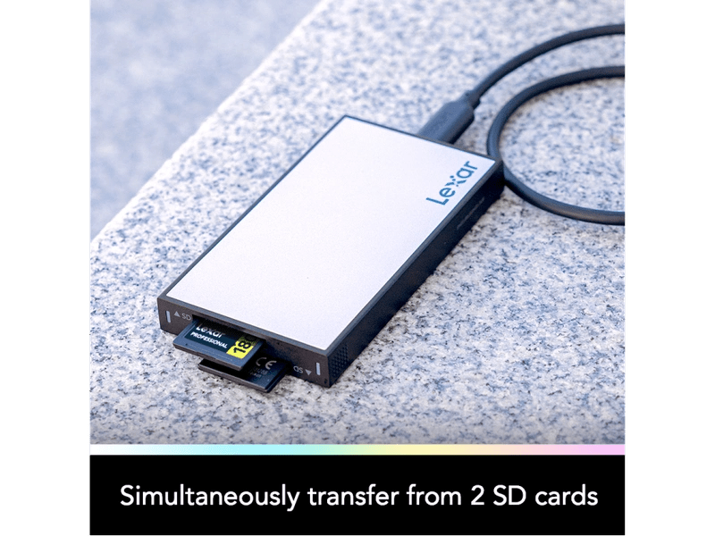 Lexar Professional Workflow Dual-Slot UHS-II SD Card Reader