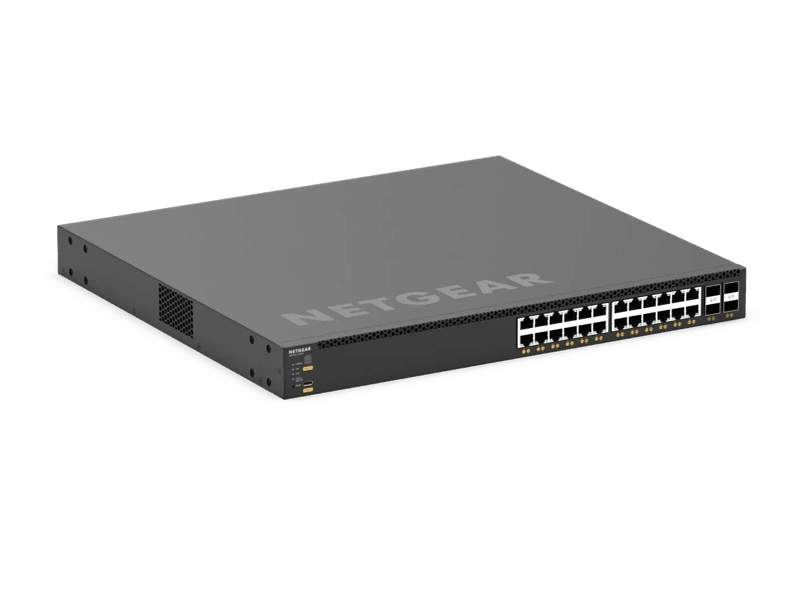 Netgear M4350-24X4V 28-port Stackable Layer 3 Fully Managed Switch with 24 x 10G/Multi-gig & 4 x 25GBASE-X SFP28