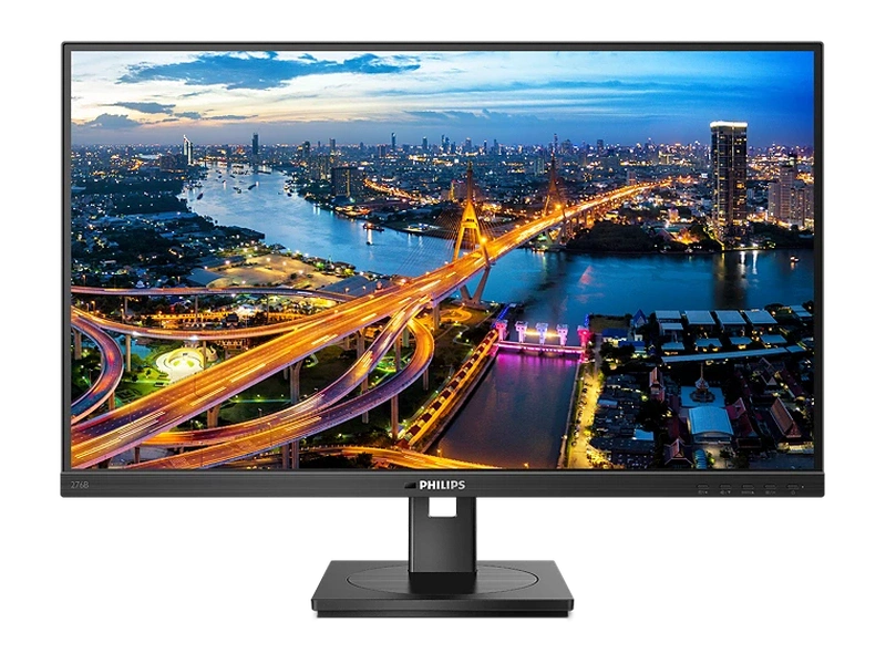 Philips 27" QHD IPS Business Monitor with USB-C Docking, SPEAKERS USBHub 4YR Wty