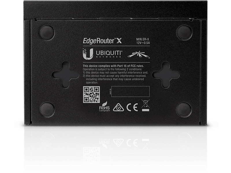 Ubiquiti EdgeRouter X - Advanced Gigabit Ethernet Router ER-X