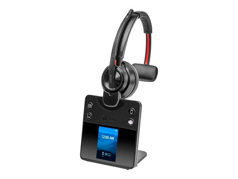 Poly Savi 8410 Office MS Mono DECT Bluetooth Headset with Charging cradle 8L5A9AA