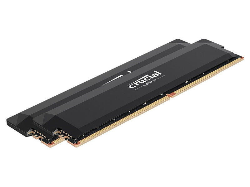 Crucial Pro 32GB 2x16GB DDR5 6400MHz CL38 UDIMM RAM - Black