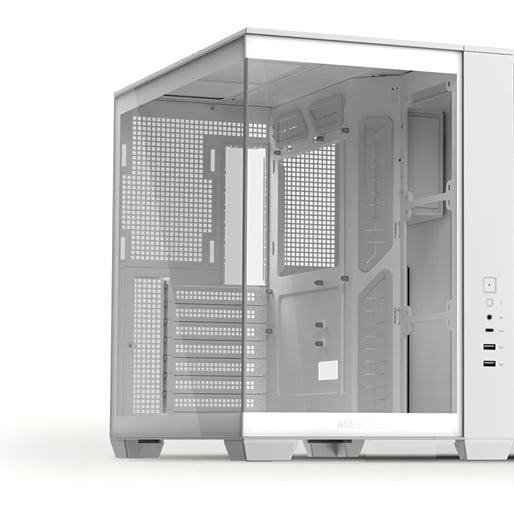 ASUS A32 Tempered Glass White ATX PC Case No Fans A32 TG WHITE NO FAN