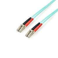 StarTech 5m 16.4ft LC/UPC to LC/UPC OM3 Multimode Fiber Optic Cable