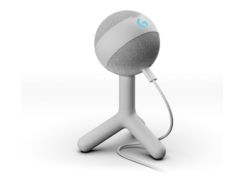Logitech G Yeti Orb Condenser LIGHTSYNC RGB Gaming Mic - White