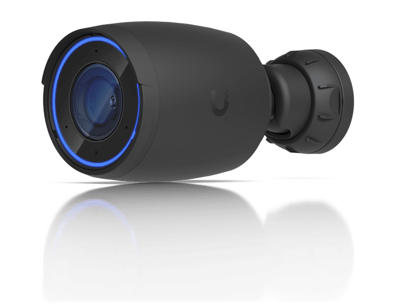 Ubiquiti AI Professional UniFi Protect Indoor/Outdoor 4K PoE Camera, Black, Waterproof IP65, PoE+ Power, Max Power 11W, GbE RJ45 Port,