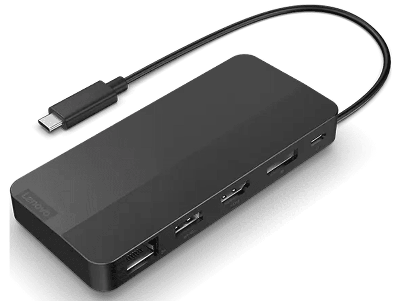 Lenovo USB-C Dual Display Travel Dock w/ adapter - 40B90100AU