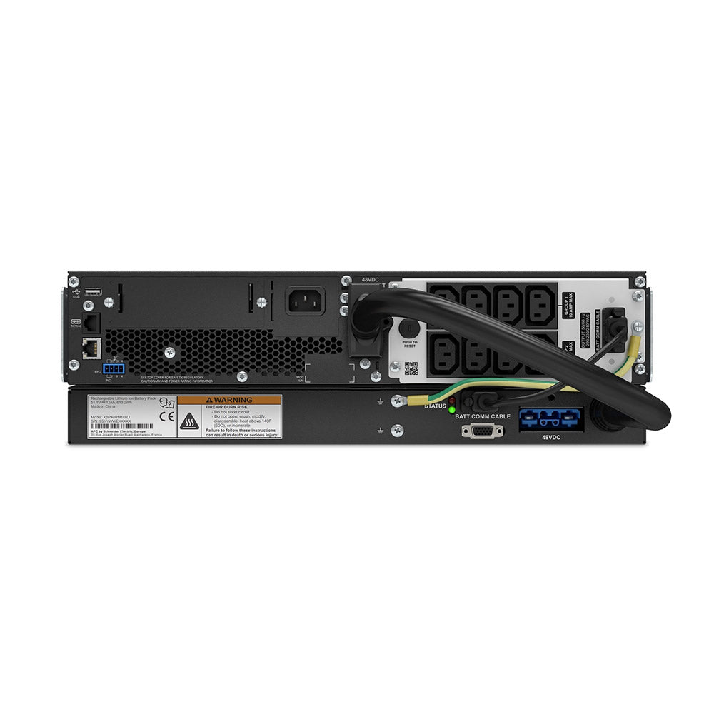APC Smart-UPS On-Line, 1500VA, Rackmount 3U UPS with Smart Slot