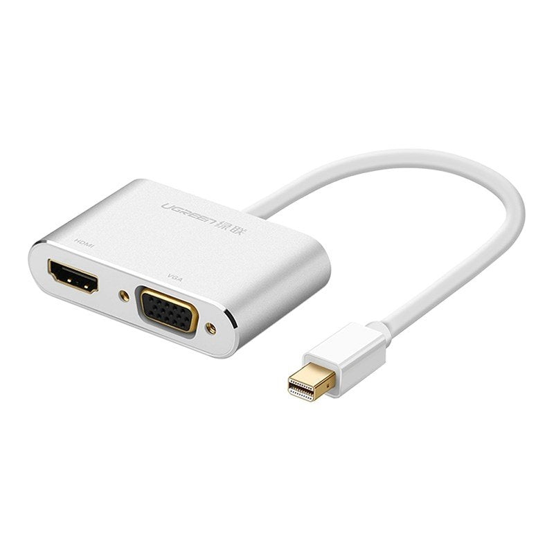 UGREEN Mini DP to HDMI/VGA converter Silver 20421