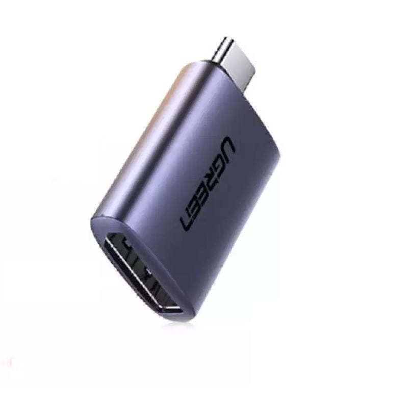 UGREEN 70451 USB-C Male to DP Female Adapter Aluminium Case 4K/2K 60Hz Dark Gray