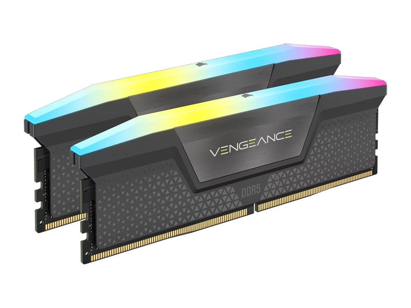 VENGEANCE RGB 96GB 2x48GB DDR5 DRAM 6000MT/s CL36 AMD EXPO & Intel XMP Memory Kit