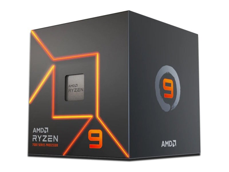 AMD Ryzen 9 7900 12-Core AM5 3.70GHz Unlocked CPU Processor + Wraith Prism Cooler