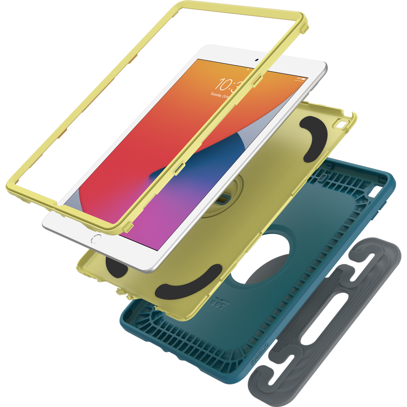 OtterBox Kids EasyGrab Apple iPad 10.2' 9th/8th/7th Gen Case Galaxy Runner Blue Blue/Green