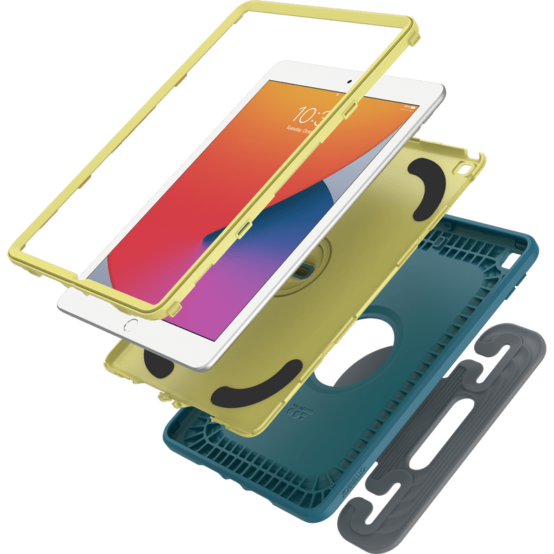 OtterBox Kids EasyGrab Apple iPad 10.2' 9th/8th/7th Gen Case Galaxy Runner Blue Blue/Green