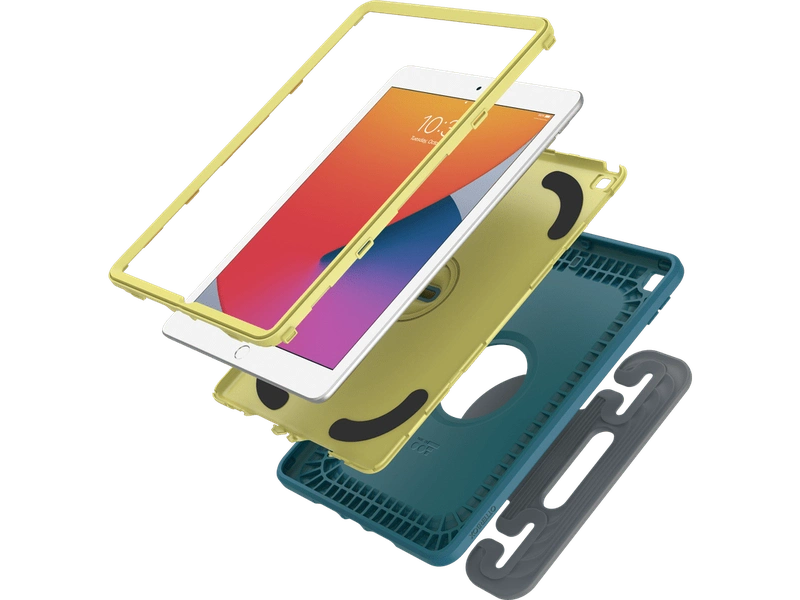 OtterBox Kids EasyGrab Apple iPad 10.2' 9th/8th/7th Gen Case Galaxy Runner Blue Blue/Green