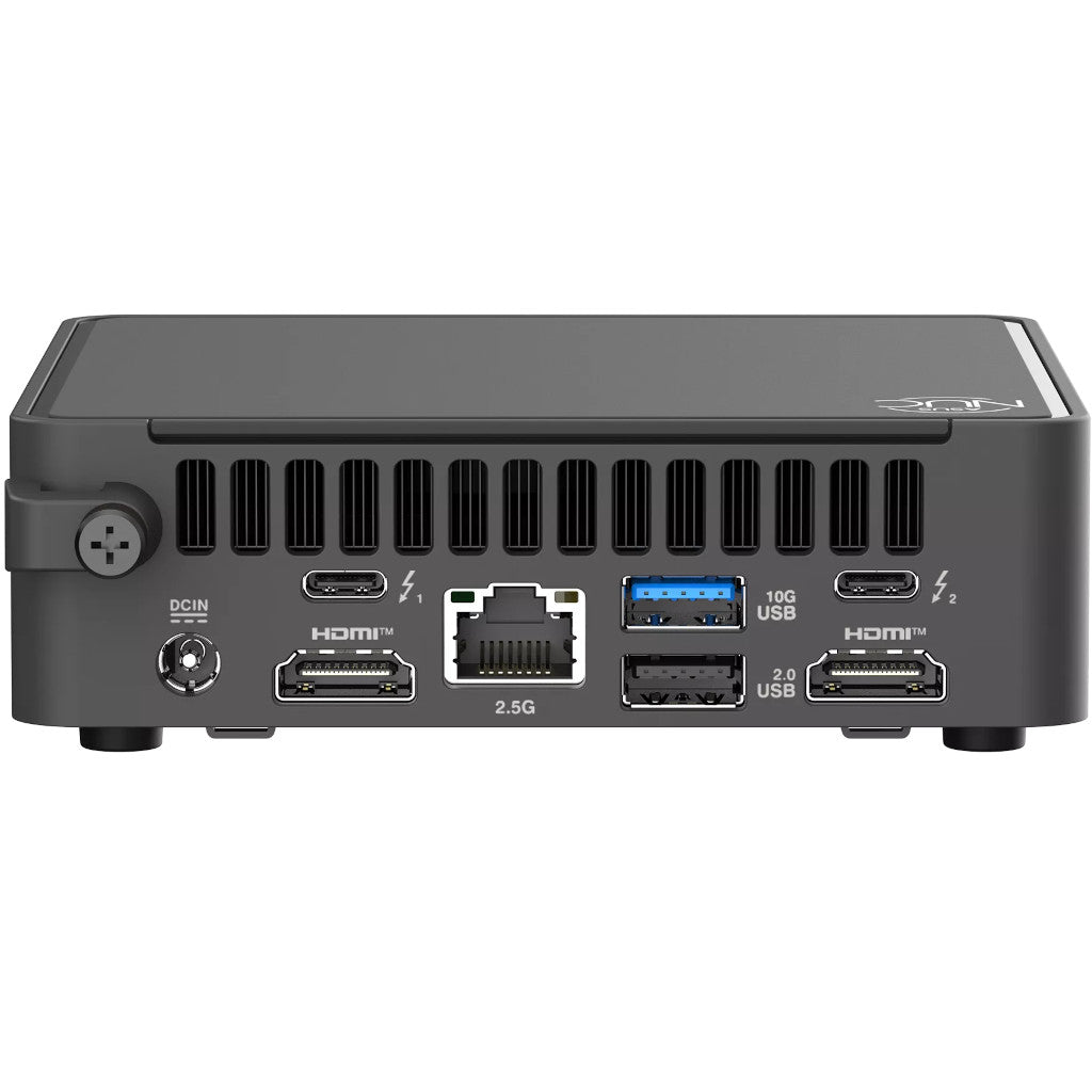 ASUS NUC 15 Pro Barebone Slim Mini PC, Intel Core Ultra 5 225H (RNUC15CRKU500004I)