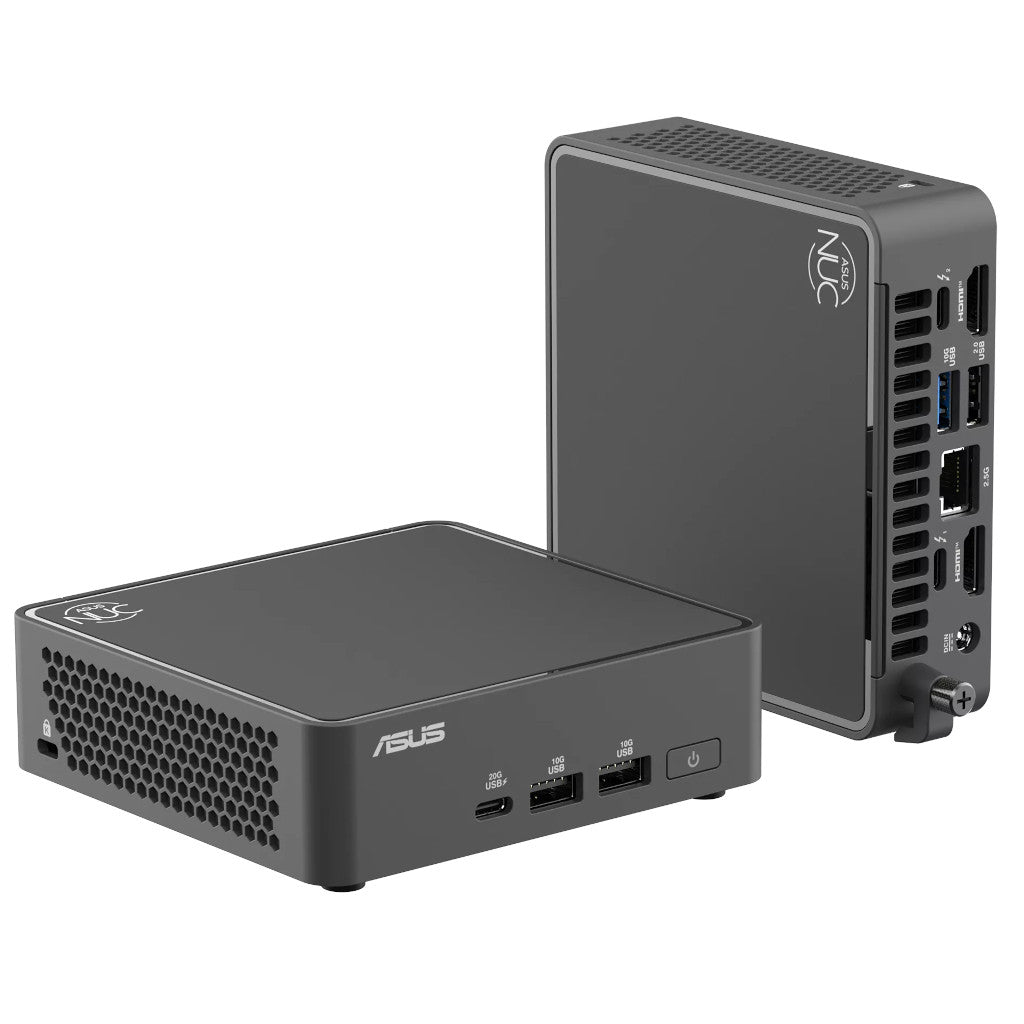 ASUS NUC 15 Pro Barebone Slim Mini PC, Intel Core Ultra 5 225H (RNUC15CRKU500004I)