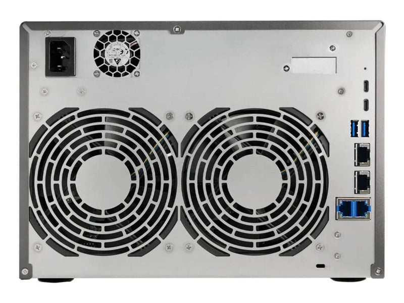 Asustor Lockerstor 8 Gen3 AS6808T 8 Bay NAS, Quad-Core 2.3GHz 2x 10GbE, 2x 5GbE, 16GB, 4x M.2 SSD Slots Diskless