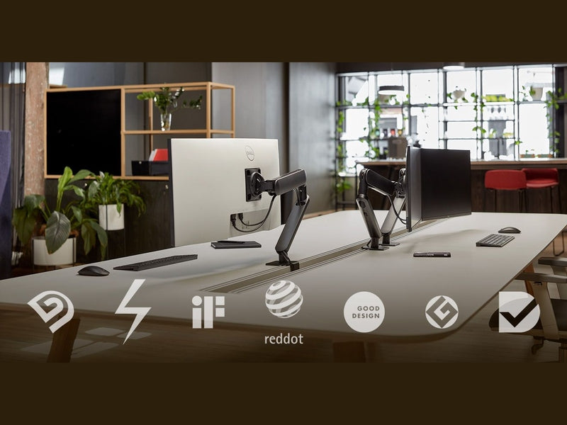 Atdec Ora AW-ORA Single Monitor Arm - Silver