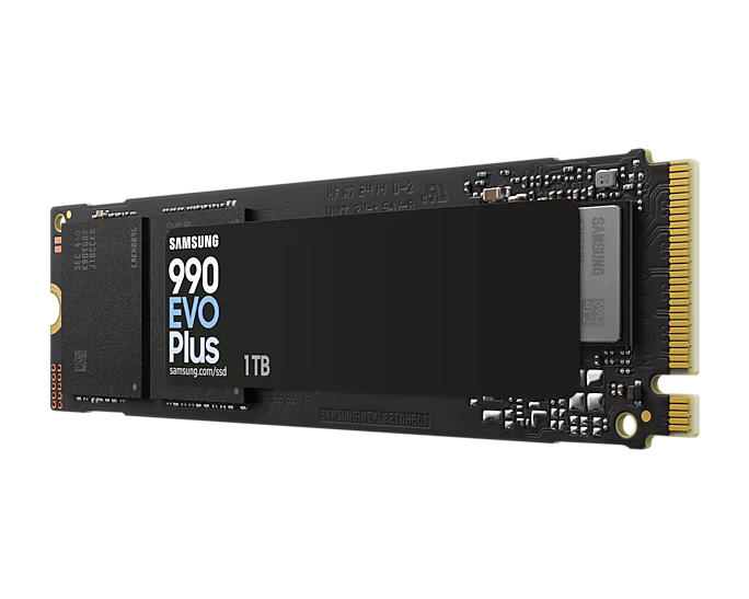 Samsung MZ-V9S1T0BW 990 EVO Plus 1TB PCIe Gen4 NVMe M.2 SSD