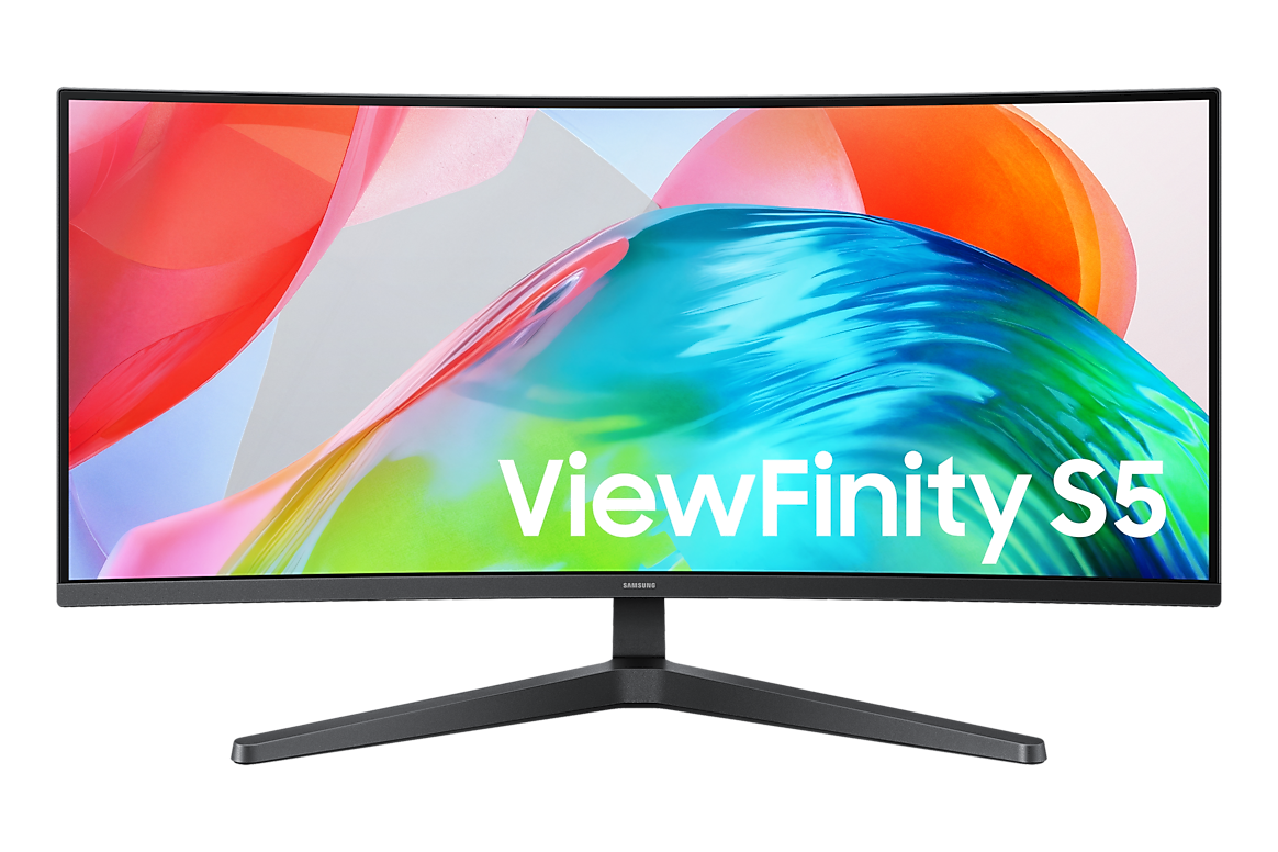 Samsung ViewFinity S5 S55GH 34" 120Hz UWQHD VA Curved FreeSync Monitor LS34H550GAEXXY