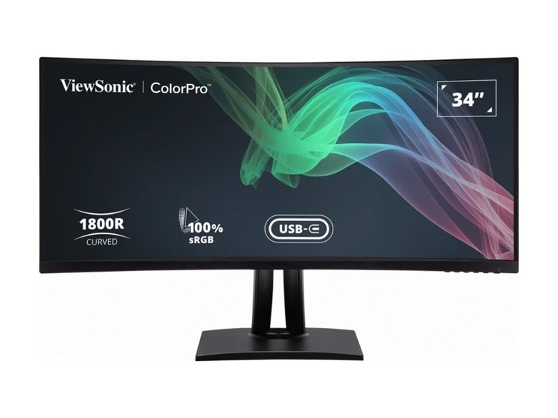 ViewSonic VP3481a 34" WQHD+ Pantone Validated Curved Monitor