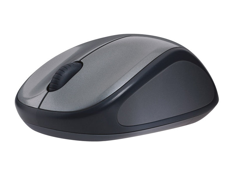 Logitech M235 Wireless Mouse with Compact Contoured Design - Grey