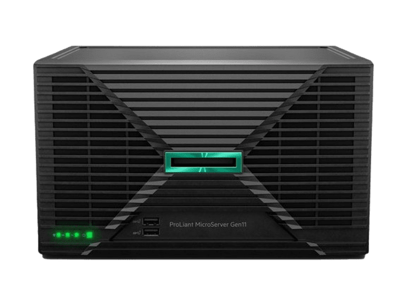 HPE ProLiant MicroServer Gen11 E-2414 2.6GHz 4-Core 1P 16GB‑U DDR5 4LFF-NHP Server 1Y Onsite