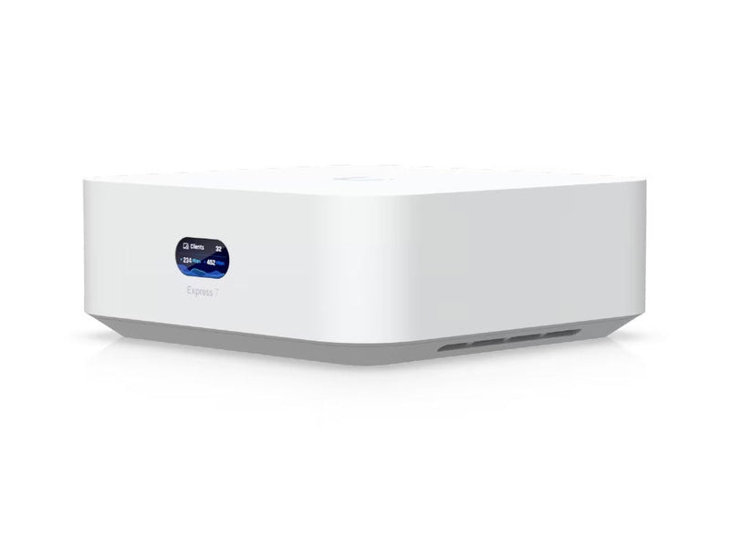 Ubiquiti UniFi Express 7, Mesh-scalable, super-compact 10G Cloud Gateway with integrated WiFi 7.