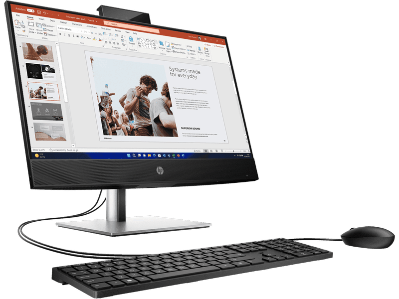 HP ProOne 440 G9 D88BSPT i5-14500 16GB 512GB SSD, 23.8" All-in-One Desktop PC, WLAN, Win11 Pro, 3YR NBD Onsite Warranty