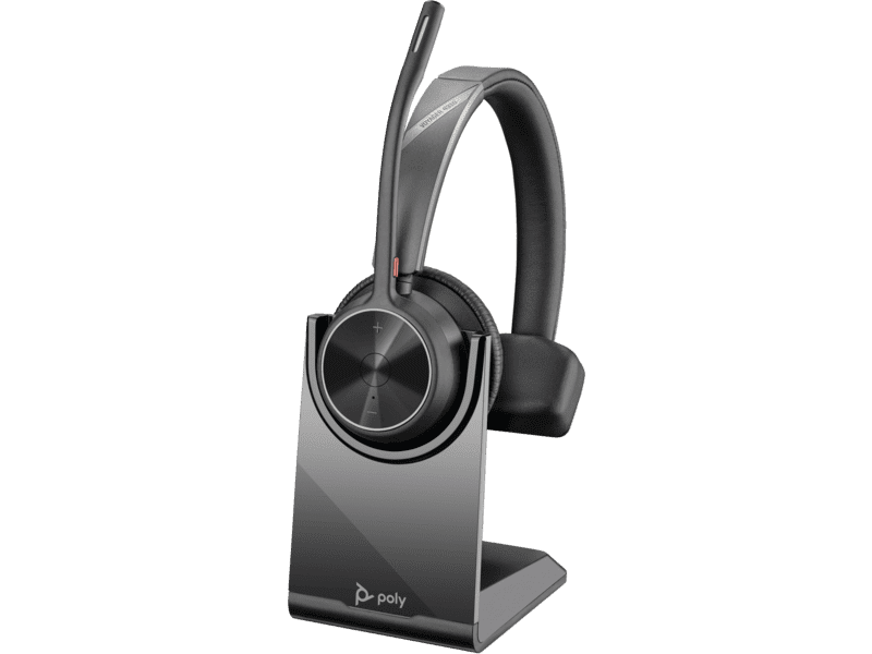 HP Poly Voyager 4310 MS Mono Bluetooth Headset +BT700 dongle USB-A +Charging Stand 77Y93AA