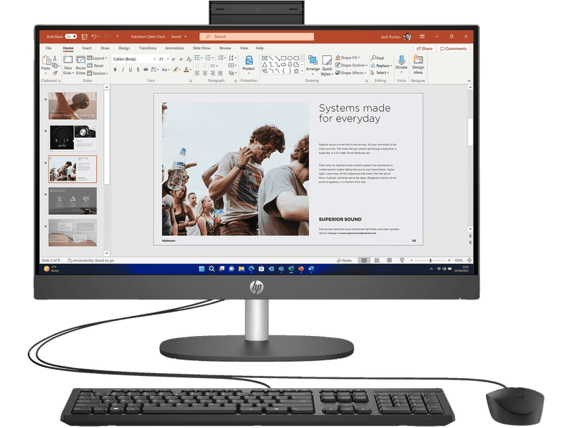 HP ProOne 240 G10 AIO Nt I7-1355U 16GB 512GB W11P 1YR
