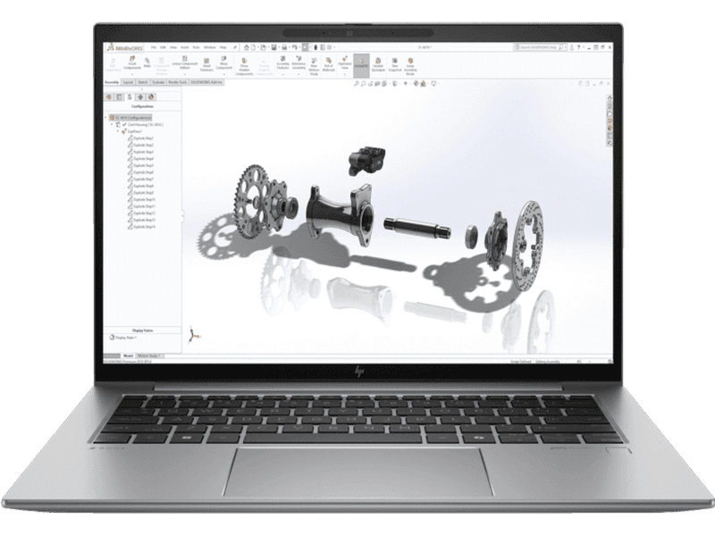 HP ZBook Firefly 14" G11 Ultra 7-165H 32GB 1TB SSD RTX-A500-4GB, 14" WQXGA display with HP DreamColour Mobile Workstation PC, W11P