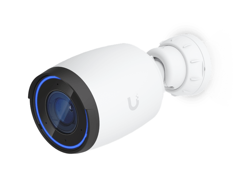 Ubiquiti UVC-AI-PRO-WHITE AI Professional UniFi Protect Indoor/Outdoor 4K PoE Camera, White, Waterproof IP65, PoE+ Power, Max Power 11W,