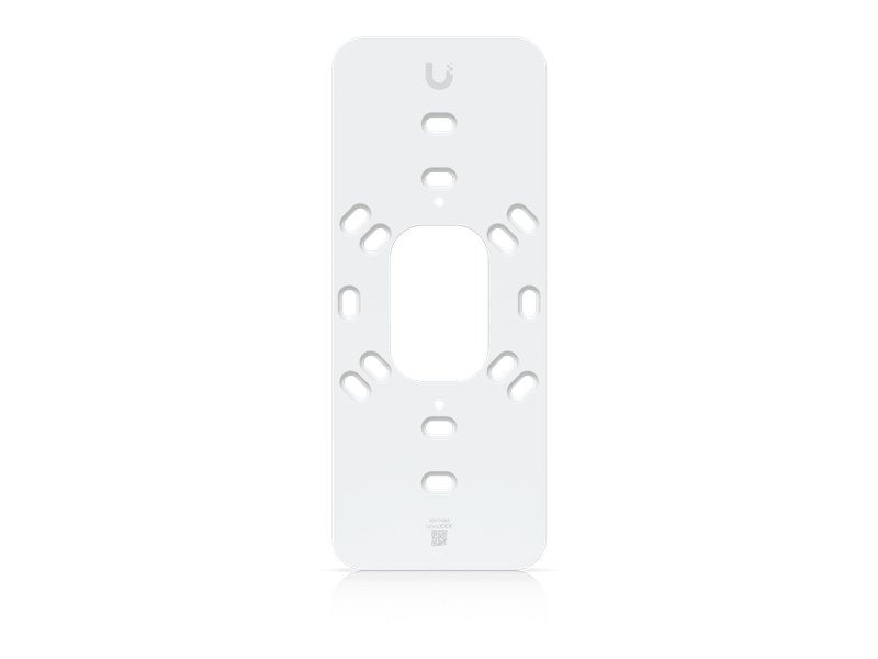 Ubiquiti G4 Doorbell Pro PoE Gang Box Mount, White,Secure, Flat/ 25° Angled Wedge Angled Mounting Plate, Compatible NHU-UVC-G4-DBELL-POE