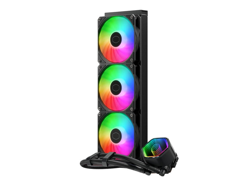 Cooler Master MasterLiquid ML360L ARGB, Triple 120mm ARGB Fans, Dual Chamber Pump, 5-Year Warranty