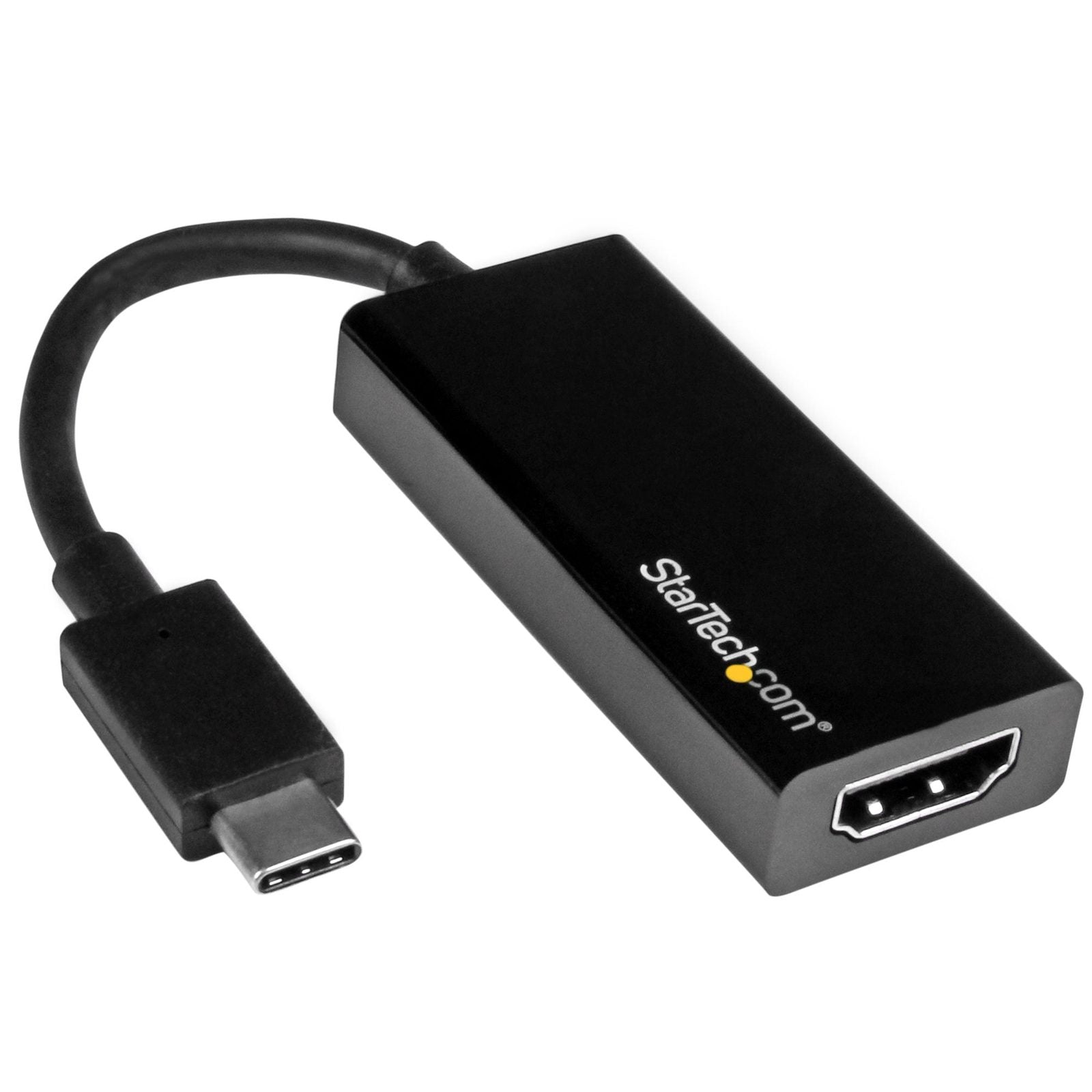 StarTech USB-C Thunderbolt 3 to HDMI Adapter, 4K, Black, 3Yr